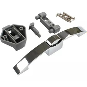 Resim Basçek Kulp Dolap Kilidi Parlak 10 Adet Yatek Karavan Tekne 