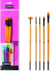 Resim Pebeo Set-13 Akrilik Boya Fırça Seti 5 Li 