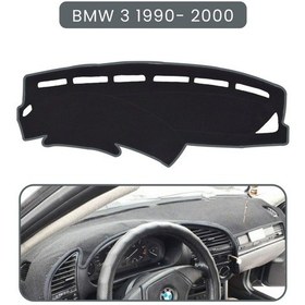 Resim Bmw 3 E90torpido Koruma Halısı Gri Kenar 