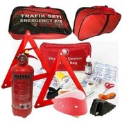 Resim Trafik Seti 4 Yıl Tüvtürk Muayene Uyumlu İlkyardım Çantalı 1 Kg 