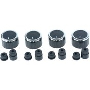 Resim Universal Ocak Düğme Takımı - Siyah Inox - 331160412 