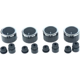 Resim Universal Ocak Düğme Takımı - Siyah Inox - 331160412 