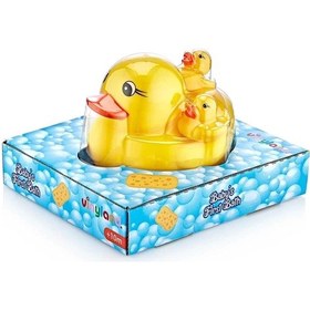 Resim Oppla Sevimli Vinil Ördek Ailesi Banyo Oyuncakları 
