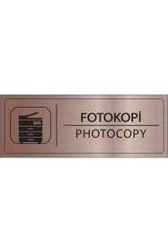 Resim Mayeka Fotokopi İsimlik Bronz Metal Kapı İsimliği Levhası Yönlendirme Tabelası 