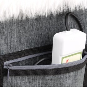 Resim OMAK Elektrikli Ayak Isıtıcısı Sıcaklık Ayarlı Digital Kumandalı Elektrikli Bot 