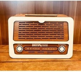 Resim Nostalji Radyo Görünümlü Kumbara 