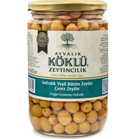 Resim Ayvalık Köklü Zeytincilik Çerez Yeşil Zeytin Cam 420 G 