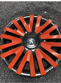 Resim Peugeot 13 Inc Kırmızı Renkli Jant Kapağı Kırılmaz Pejo /3911k9pejo/ 