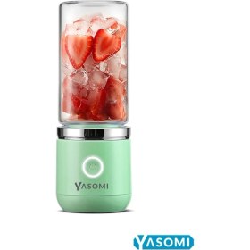 Resim Taşınabilir Kablosuz Cam Smoothie El Blenderi, Güvenle Kullan! 