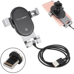 Resim Pin Bağlantı Noktası Universal Araç Hava Çıkışı Cep Telefonu Şarj Braketi - 