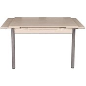 Resim Evistro Yandan Açılır Ahşap Büyüyen Mutfak Masası 70X110Cm Akçaağaç 