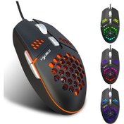 Resim HXSJ J400 Ergonomik Kablolu Soğutma Fanlı Oyun Faresi 