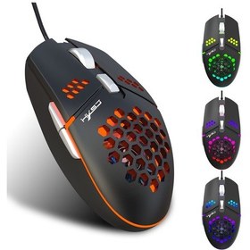 Resim HXSJ J400 Ergonomik Kablolu Soğutma Fanlı Oyun Faresi 
