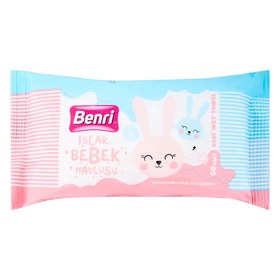 Resim Benri Bebek Islak Mendil 50'li 