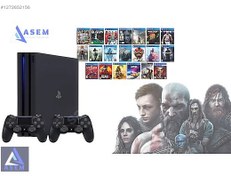 Resim Oyun Yüklü 2 Kollu Garantili 1 Tb Ps4 Pro (Ps3 İmkanı ) 