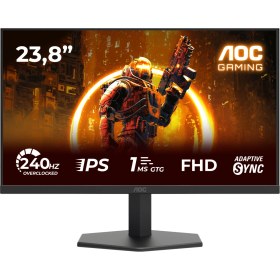 Resim AOC 24G11ZE 23,8" 240 Hz(OC) 0,3 ms FreeSync Full HD HDR 10 Fast IPS Oyuncu Monitörü 