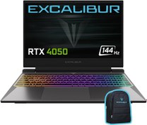 Resim Casper Excalibur G870.1270-EXA0R-B Intel Core i7-12700H 64GB RAM 2 TB NVME SSD GEN4 RTX4050 Windows 11 Pro Gaming Laptop 