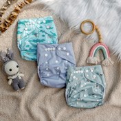 Resim 3 adet paket Bebek Bezi, Ayarlanabilir Bebek Bezi - 3-15kg Erkekler ve Kızlar için Mükemmel Noel, Şükran Günü, Yeni Yıl Hediyesi 