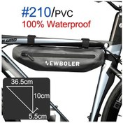 Resim Conventions1 Bisiklet Üçgen Çanta Bisiklet Çerçeve Ön Tüp Çanta Siyah 