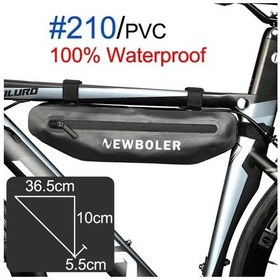 Resim Conventions1 Bisiklet Üçgen Çanta Bisiklet Çerçeve Ön Tüp Çanta Siyah 