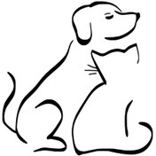 Resim Kedi Köpek Dostluğu Sticker Oto Motor Laptop Duvar Folyo Sticker 50 X 50 Cm 