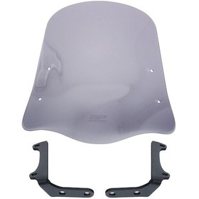 Resim GP Kompozit SYM Xpro 125 2018-2024 Uyumlu Ön Cam Füme 42 cm 