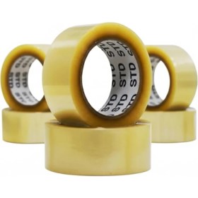 Resim SDT Group Std Pro Şeffaf Koli Bandı 45MM x 100M - 41 Mikron Hotmelt Güçlü Yapışkanlı - Paketleme, Ambalaj ve Koli Kapama Bandı (6'lı Set) 