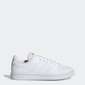 Resim Ftwwht/ftwwht/green Adidas Erkek Tenis Ayakkabı Advantage Base Gw2063 Beyaz 