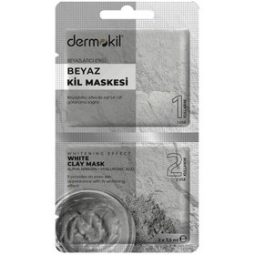 Resim Dermokil Beyazlatıcı Etkili Beyaz Kil Maskesi 15ml 