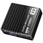Resim Xiyyadms Nk-h41 Hdmı'den Usb 3.0'a Video Yakalama Aleti - 4k 60fps Kayıt Kutusu, Düşük Gecikme, Plug & Play Alüminyum Kasa 