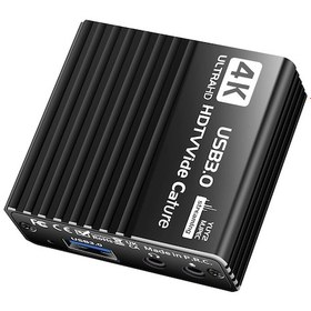 Resim Xiyyadms Nk-h41 Hdmı'den Usb 3.0'a Video Yakalama Aleti - 4k 60fps Kayıt Kutusu, Düşük Gecikme, Plug & Play Alüminyum Kasa 