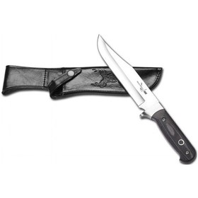 Resim Bora 402 Ma Büyük Bowie (Mikarta - N690) Bıçak Gümüş - Siyah 
