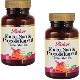 Resim Balen Kudret Narı Propolis 375mg 60 Kapsül 2 Adet 