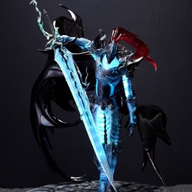 Resim Knight Statue - Premium PVC Koleksiyonluk Figür, İncelikli Zırh ve Kılıç Tasarımı ile, Oyun Masaları, Ofis veya Dolap Dekoru için Mükemmel - ACG Tutkunları ve Necromancer Hayranları için İdeal Noel veya Doğum Günü Hediyesi, Oyuncak, Aksiyon Figürü, Oyunlar 