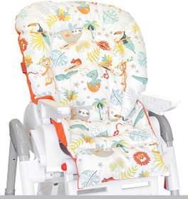 Resim Holmer Leke Tutmaz Organik Max-T Açık Gri Mama Sandalyesi Minderi 