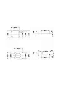 Resim Duravit Klozet Kapağı Durastyle Beyaz Amortisörlü 063790095 