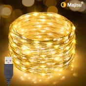 Resim 1 Adet USB LED Işıklı Dize - Düğün, Parti, Doğum Günü Dekorasyonu İçin Peri Işıkları - İç Mekan Aydınlatma, Noel için En İyi Seçim 
