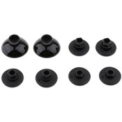 Resim Suntek Sony PS4/Slim Denetleyici İçin 8in1 Thumb Grip Thumbstick Joystick Kapağı Siyah 
