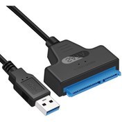 Resim Usb 3.0 Sata Kablosu 2.5 Inç Hdd/Sdd Sabit Sürücü Kablosu Dönüştü 