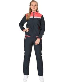 Resim Fantasy 2192 Yarım Balıkçı Yaka, Önden Fermuarlı, Düz Paça Mikro Eşofman Takımı-nar Çiçeği Narçiçeği 