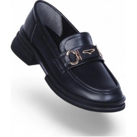 Resim Ayakcenter Nhr1 Kadın Loafer Ayakkabı Siyah 