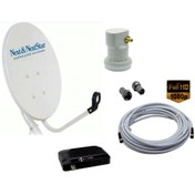 Resim Next Nextstar Çanak Anten Set - 25 M Kablo, Tekli Lnb, - Hd Uydu Alıcısı 