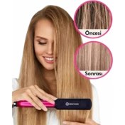 Resim Zengezur Saç Düzleştirici Seramik Kaplama Yüksek Isı Ayarlı Profesyonel 4 Kademeli 220 Decere 