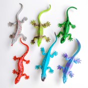 Resim 6/12 Reptil (Kertenkele/Chameleon/Gecko) Gökkuşağı Gradyan Ölçekli Desenli Renkli 3D Kertenkele Ayakkabı Süsleme Seti Ayakkabılar, Çantalar, Paskalya, Noel, Hanuka, Cadılar Bayramı, Şükran Günü, Çeşitli Tatil Parti Süslemeleri ve Akrabalar ve Arkadaşlar için Mükemmel Hediyeler Tropikal Orman Ayakkabı Tokaları | Renkli Chameleon Serisi, Pil Yok 