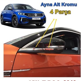 Resim Vw T-roc Ayna Kapak Alt Çıtası 2019 Sonrası 4 Prç. P.çelik N11.3154 