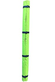 Resim ÖZBEK Voleybol Direk Koruma Kılıfı Perçinli Model Neon Fıstık Yeşil - Sax Mavi - 2 Adet 