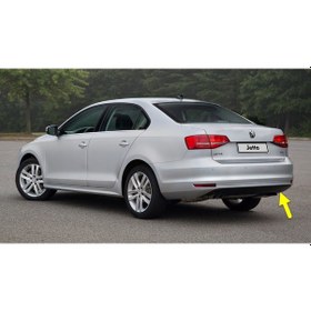 Resim VW Jetta 2015-18 Arka Tampon Çeki Çekme Demiri Kapağı 5C6807441D 