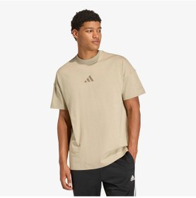 Resim Adidas All Szn Erkek Kahverengi Antrenman T-shirt Kc3187 Bej 