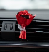 Resim Aksesuar360 Kalbin Ritmi Mini Buket Çiçek Araç Klima Koku Difüzörü -Oto Aksesuar Hediyelik 