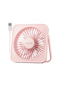 Resim 3 Hız Ayarlı 5 İnç Taşınabilir Usb Masa Vantilatörü Pembe, 